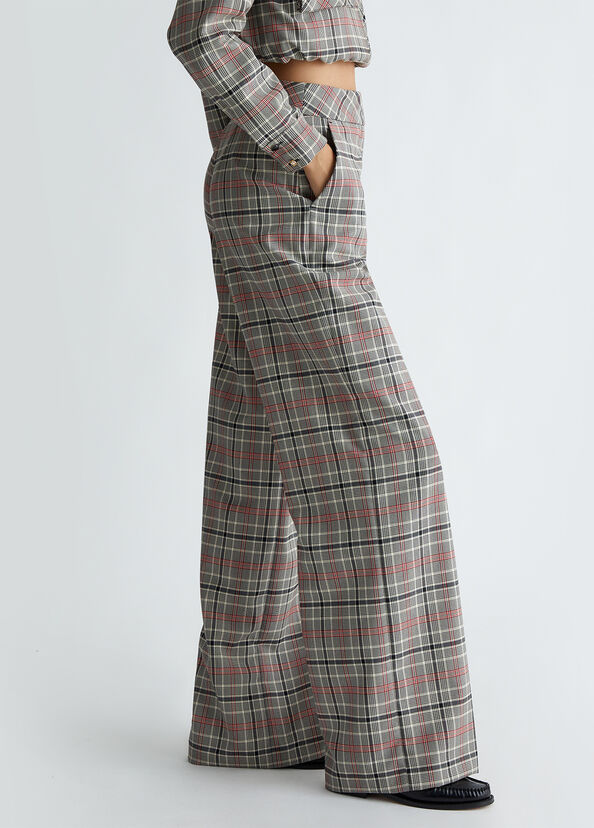 Liu Jo Pantaloni tartan 2025