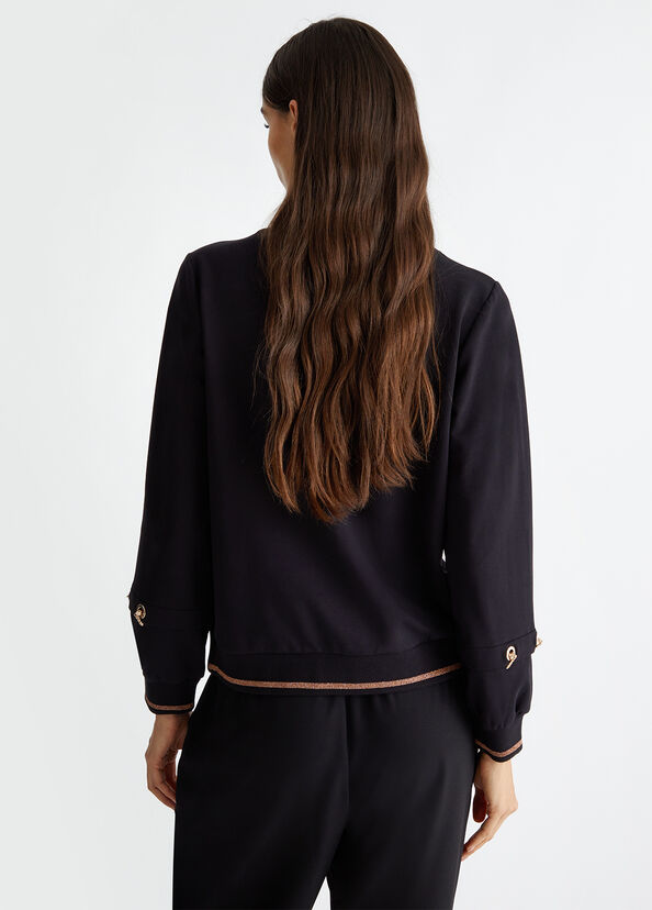 Liu Jo Felpa in cotone stretch Promozione