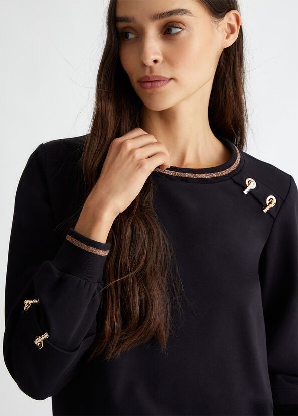 Liu Jo Felpa in cotone stretch Promozione