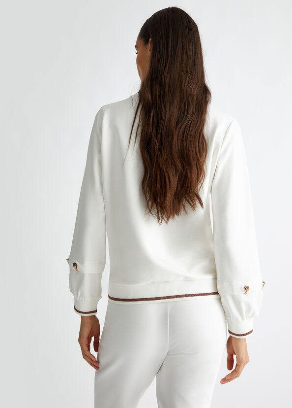 Liu Jo Felpa in cotone stretch Soddisfazione Garantita