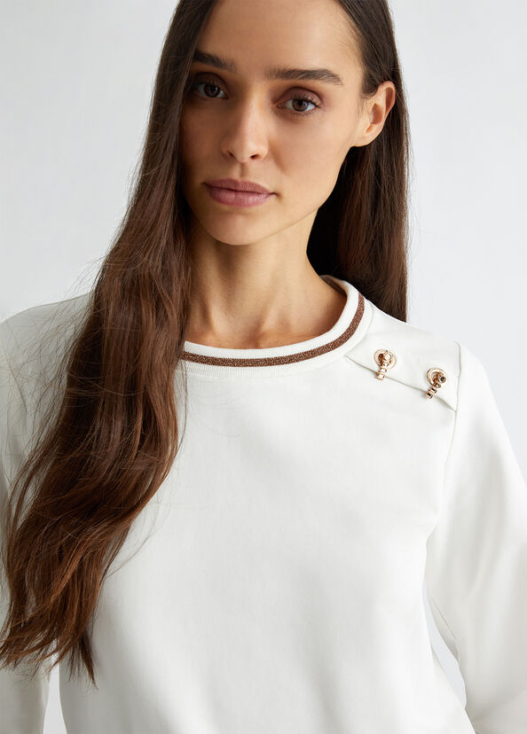 Liu Jo Felpa in cotone stretch Soddisfazione Garantita