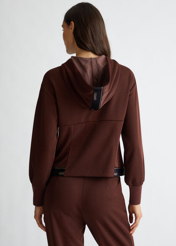 Liu Jo Felpa con cappuccio e zip Qualità Garantita