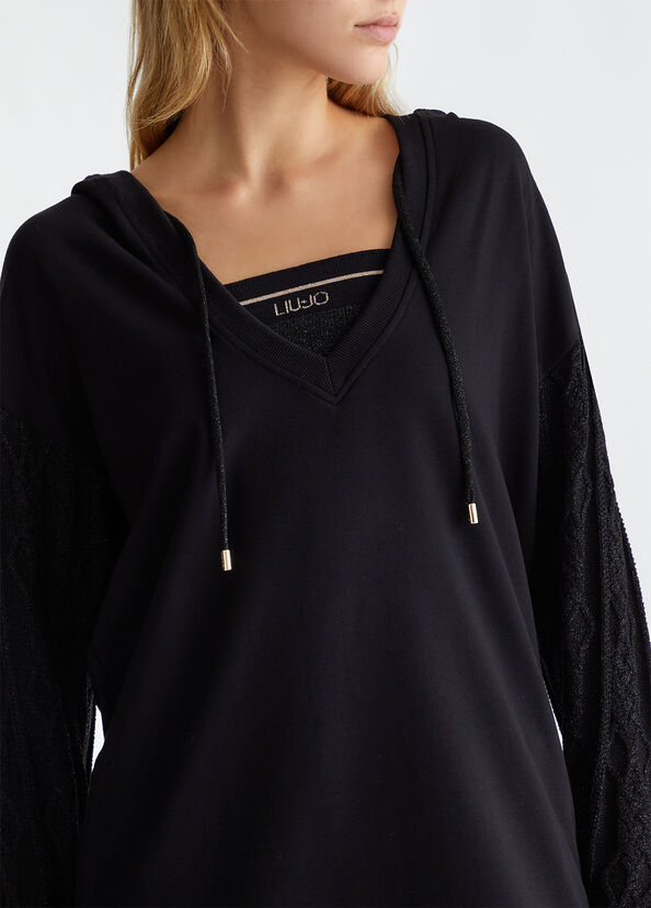 Liu Jo Felpa con cappuccio 50% di sconto con spedizione gratuita