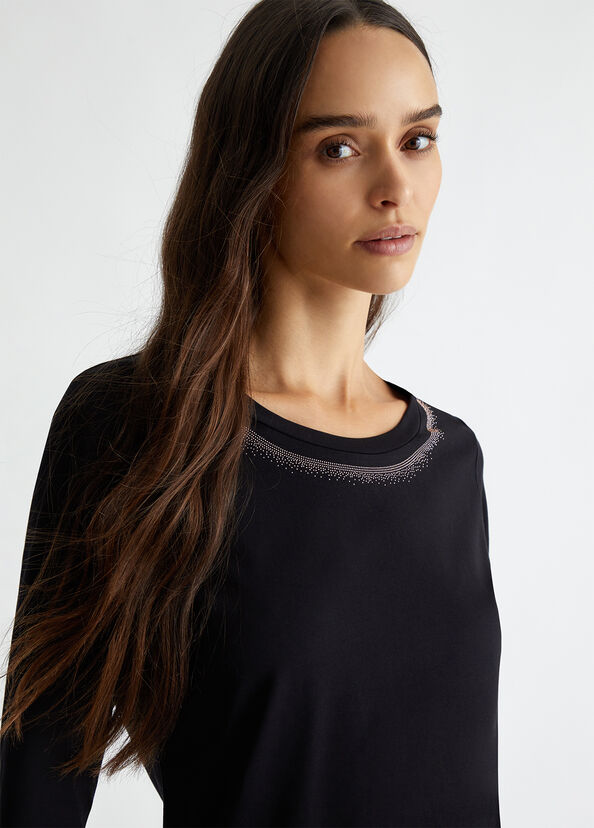 Liu Jo T-shirt con strass Saldi