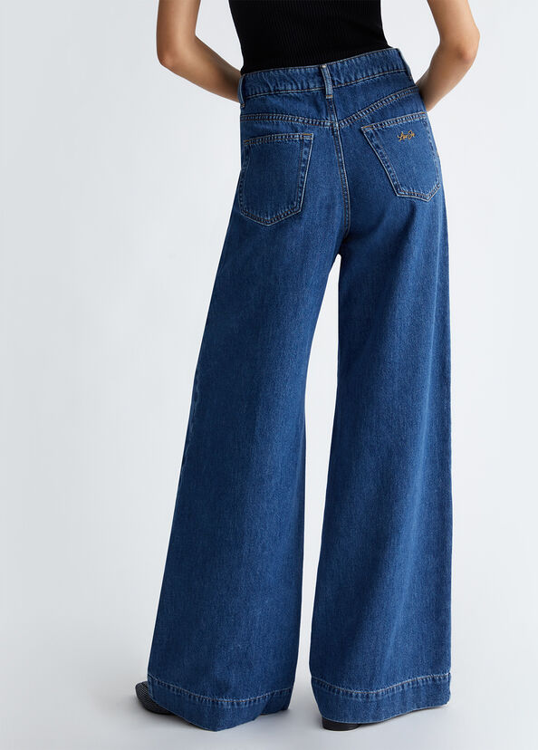 Liu Jo Jeans flare in cotone In Linea