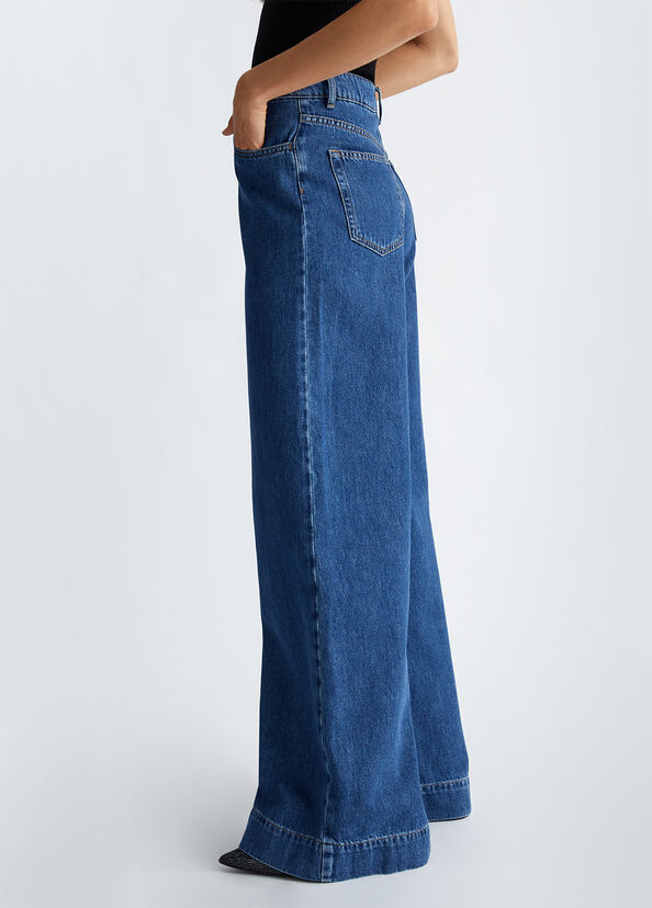 Liu Jo Jeans flare in cotone In Linea
