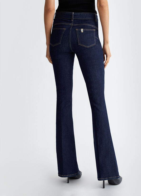 Liu Jo Jeans flare con cintura Spedizione Gratuita
