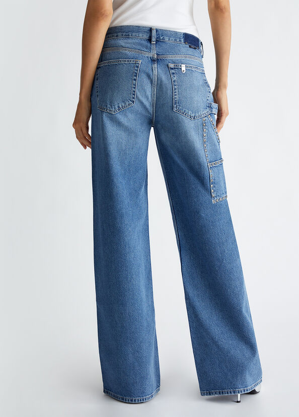 Liu Jo Jeans flare con borchie Liquidazione