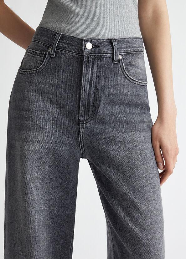 Liu Jo Jeans flare in cotone Prezzo Ridotto