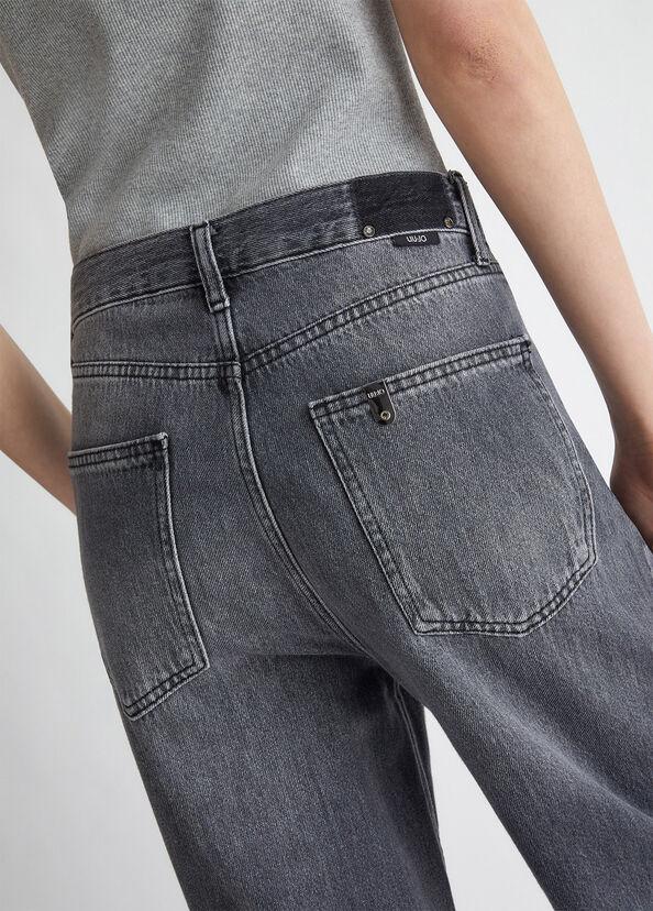 Liu Jo Jeans flare in cotone Prezzo Ridotto