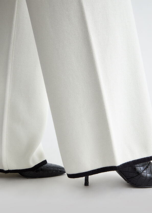 Liu Jo Pantaloni in maglia di misto seta In Vendita