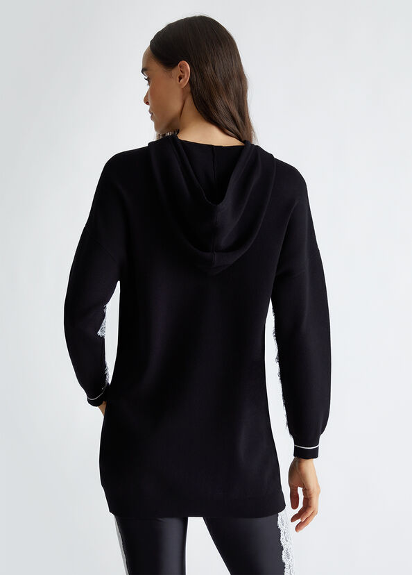 Liu Jo Maglia con cappuccio e logo Negozio