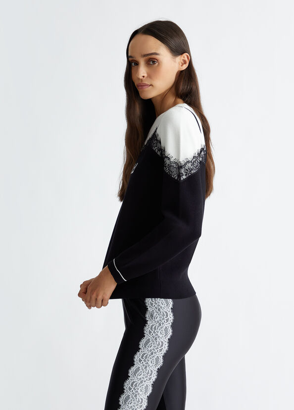 Liu Jo Maglia con pizzo Moda