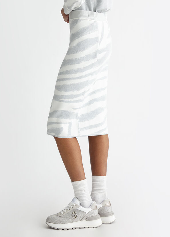 Liu Jo Gonna animalier in maglia Vendita