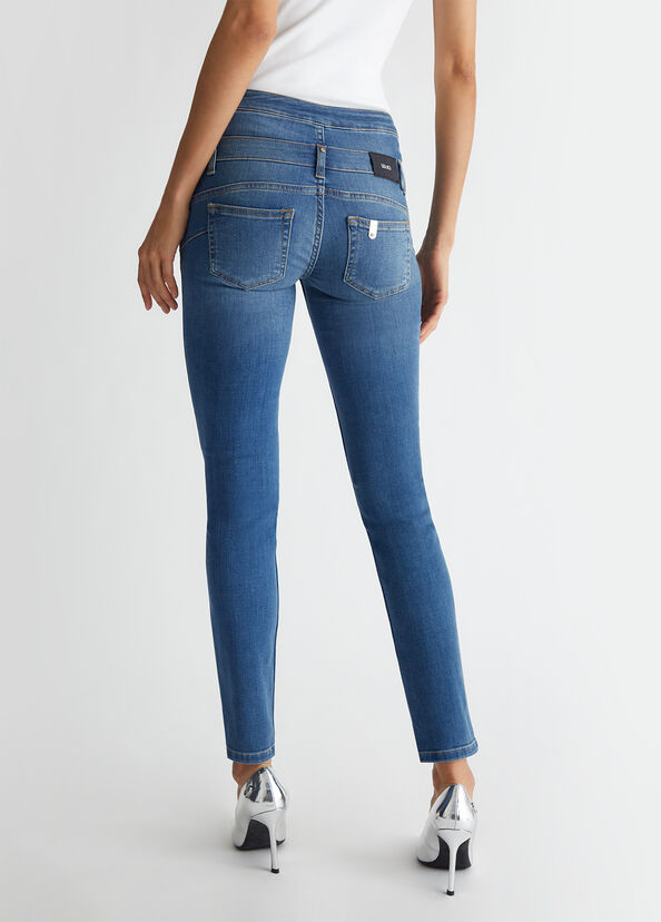 Liu Jo Jeans skinny a vita alta Prezzo Ridotto