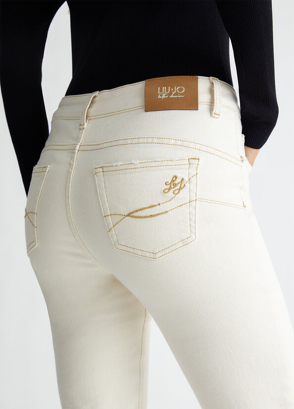 Liu Jo Pantaloni skinny bottom up Vendita Economica