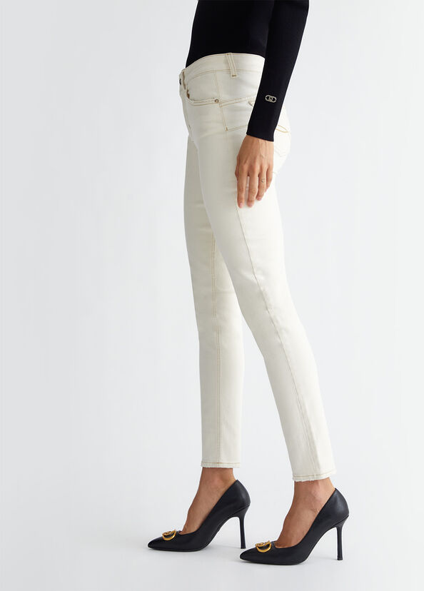 Liu Jo Pantaloni skinny bottom up Vendita Economica