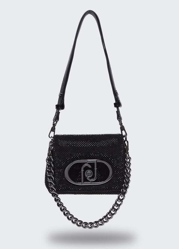 Liu Jo Borsa piccola LaPuffy con strass Italy