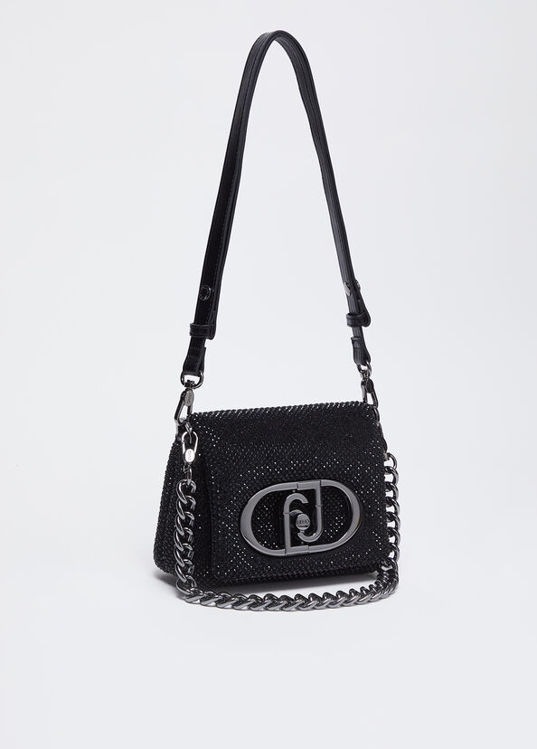 Liu Jo Borsa piccola LaPuffy con strass Italy