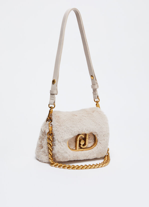 Liu Jo Borsa piccola LaPuffy in pelliccia sintetica Italia