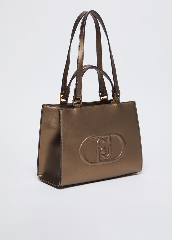 Liu Jo Shopping bag con logo Prezzo di fabbrica