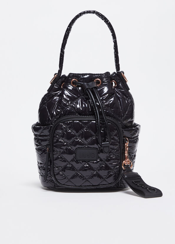 Liu Jo Borsa a secchiello in nylon trapuntato Cyber Monday