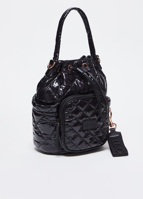 Liu Jo Borsa a secchiello in nylon trapuntato Cyber Monday