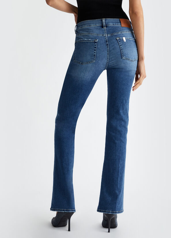 Liu Jo Jeans bootcut a vita alta Online Outlet