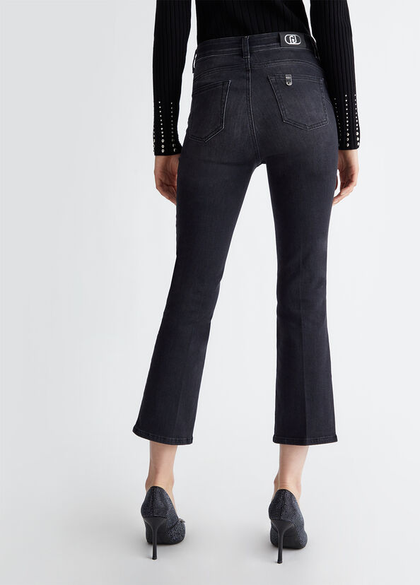 Liu Jo Jeans bootcut cropped Grandi sconti