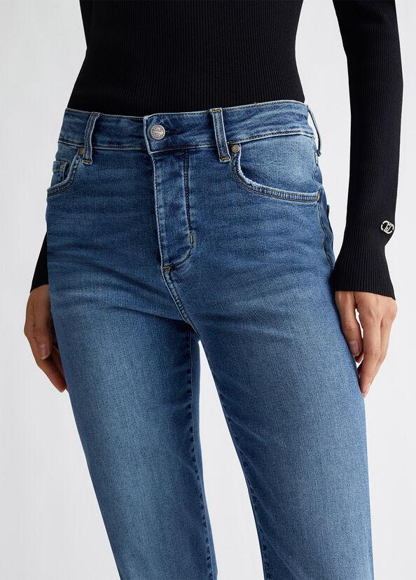 Liu Jo Jeans straight a vita alta Liquidazione