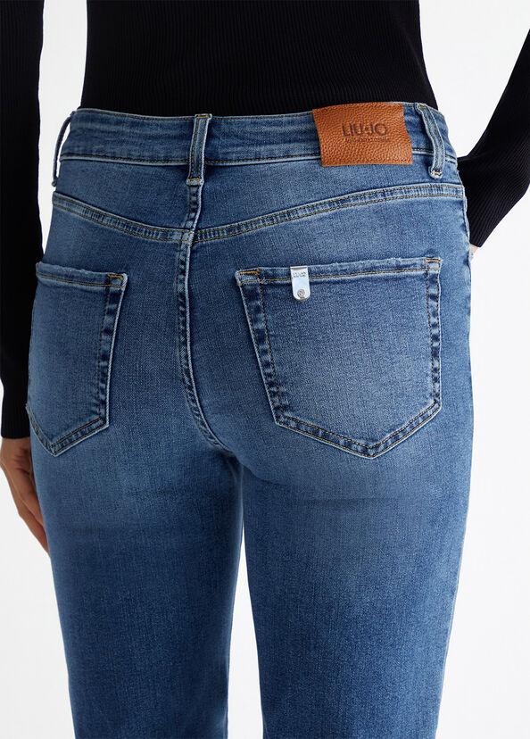 Liu Jo Jeans straight a vita alta Liquidazione