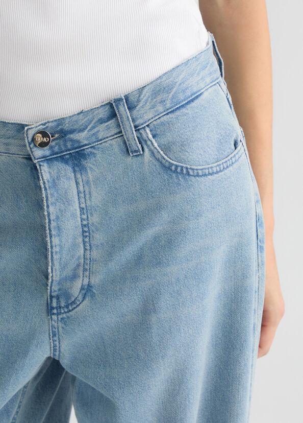Liu Jo Jeans straight azzurri con charm gioiello Latest stili