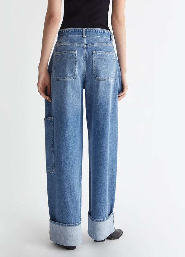 Liu Jo Jeans cargo flare con cintura Fino al 50% di sconto