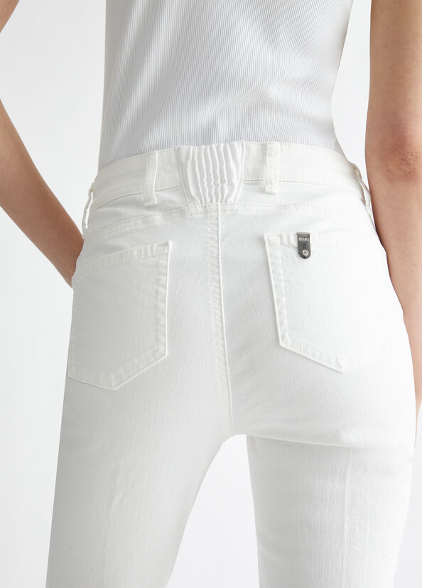 Liu Jo Jeans cropped bottom up Fino al 60% di sconto