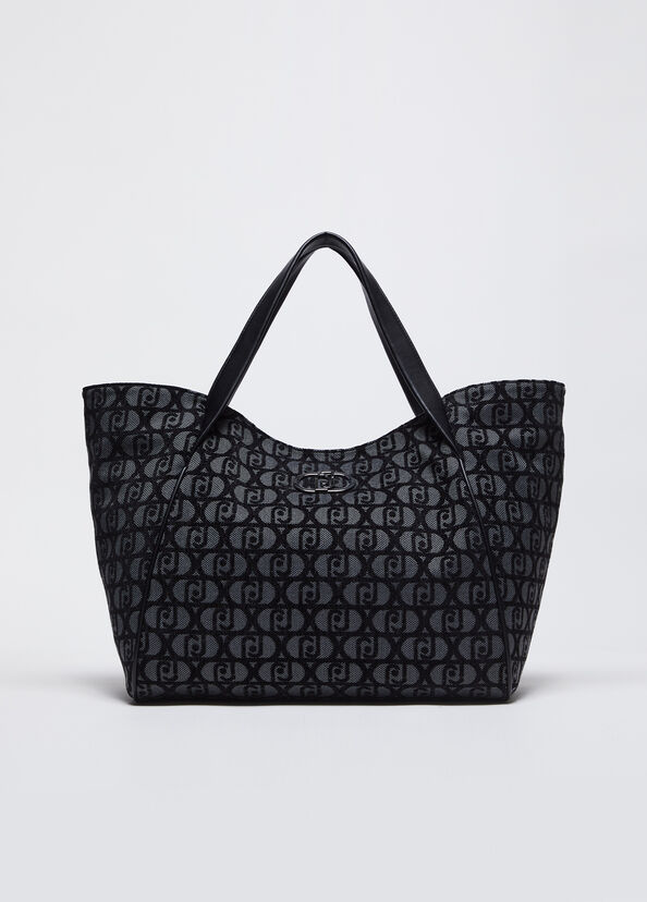 Liu Jo Shopping bag jacquard con logo Only for today