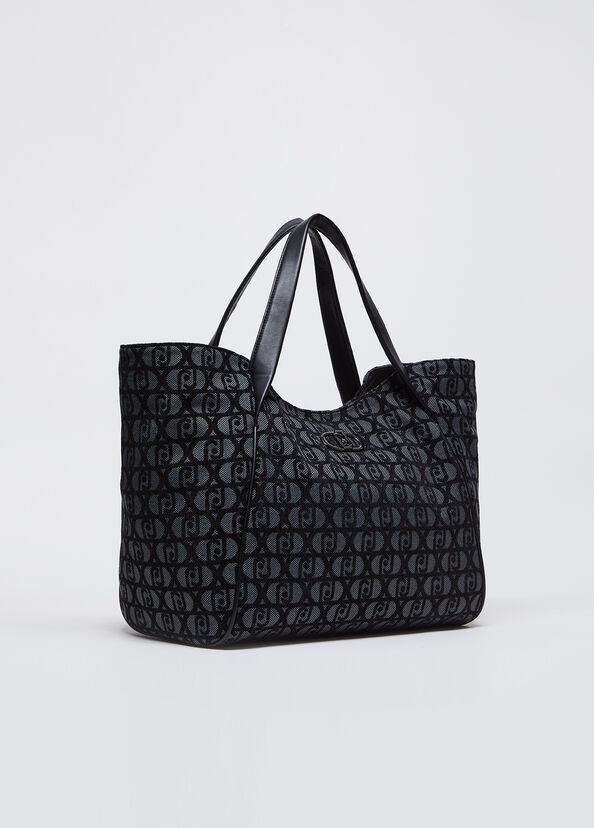 Liu Jo Shopping bag jacquard con logo Only for today
