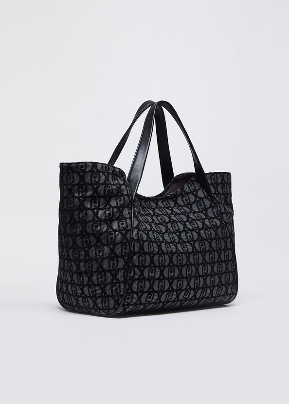 Liu Jo Shopping bag jacquard con logo Only for today