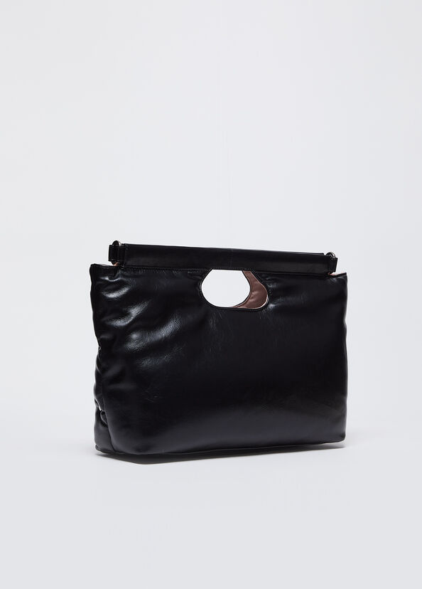 Liu Jo Borsa a mano glossy con borchie Enormi sconti