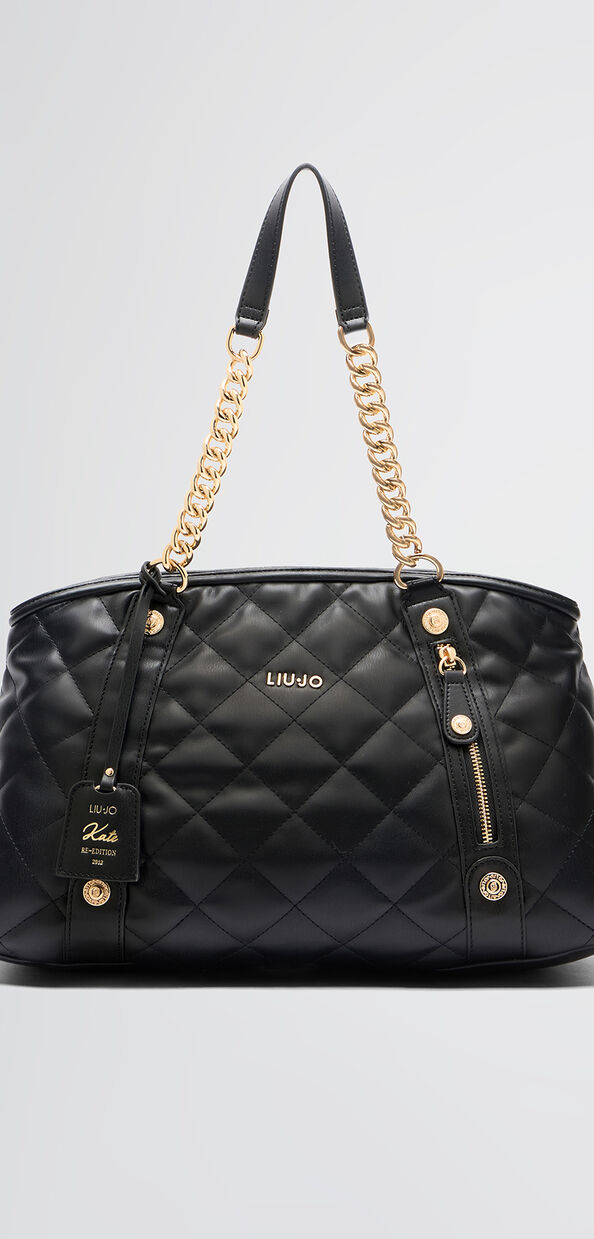 Liu Jo Borsa a mano nera trapuntata Black Friday Prezzi