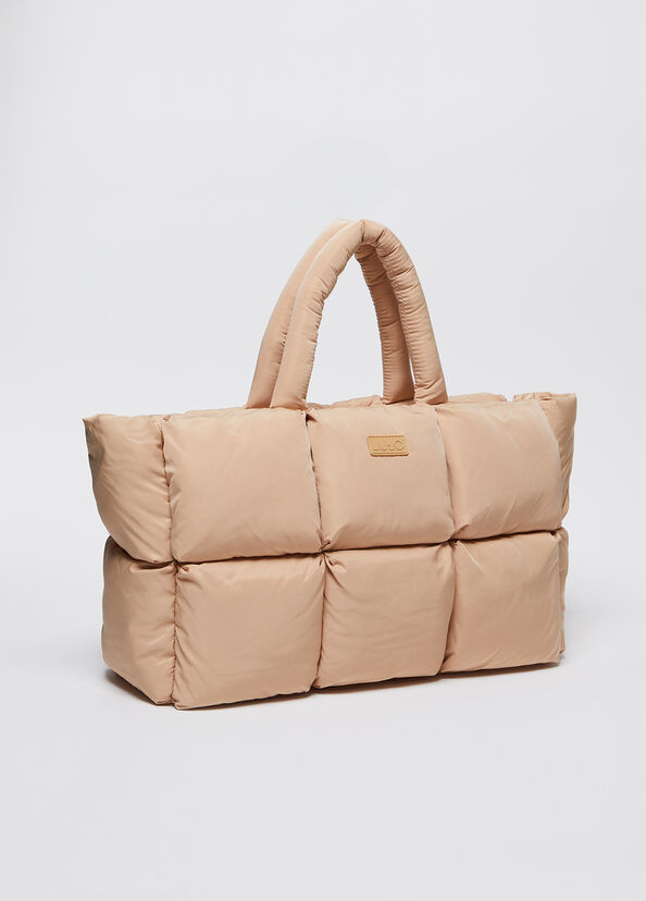 Liu Jo Shopping bag in nylon trapuntato In vendita