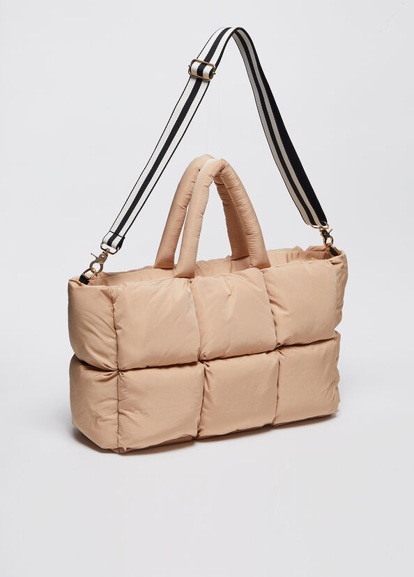 Liu Jo Shopping bag in nylon trapuntato In vendita