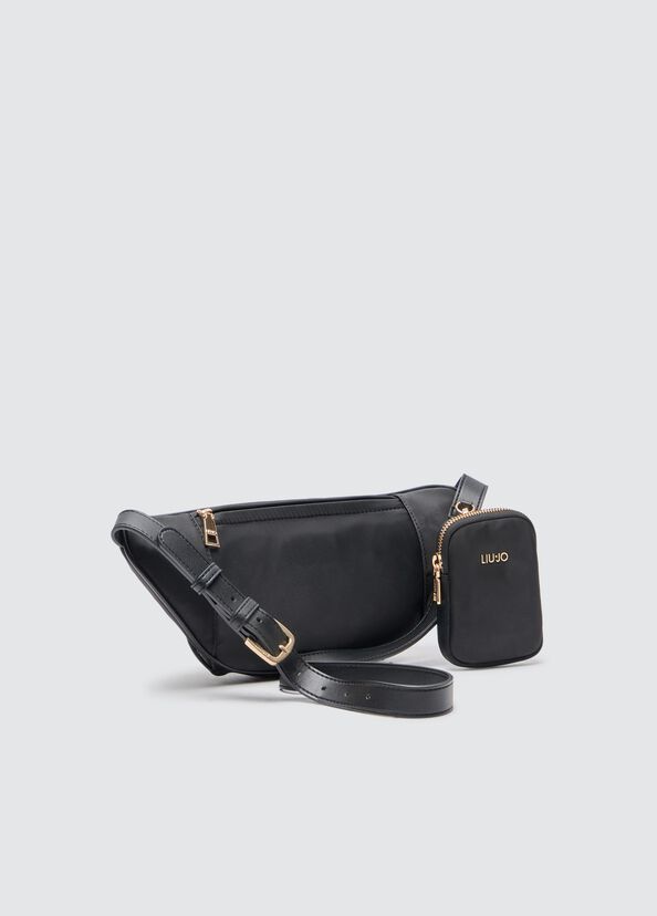Liu Jo Marsupio in nylon con charm Italia