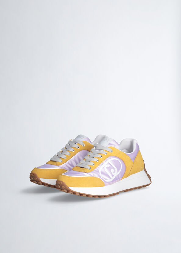 Liu Jo Sneakers in suede e nylon Convenienza