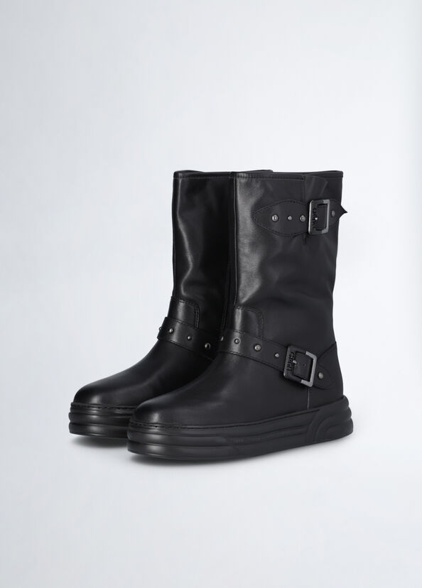 Liu Jo Biker boots in pelle Novità
