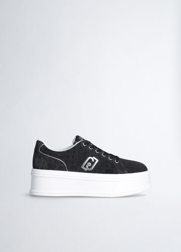 Liu Jo Sneakers platform monogram Sconto