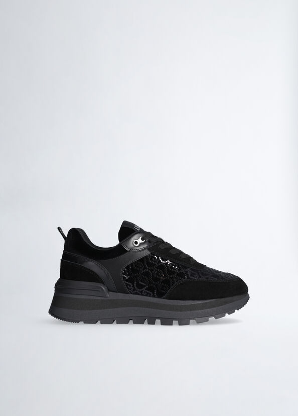 Liu Jo Sneakers platform con micro paillettes Vendite Flash