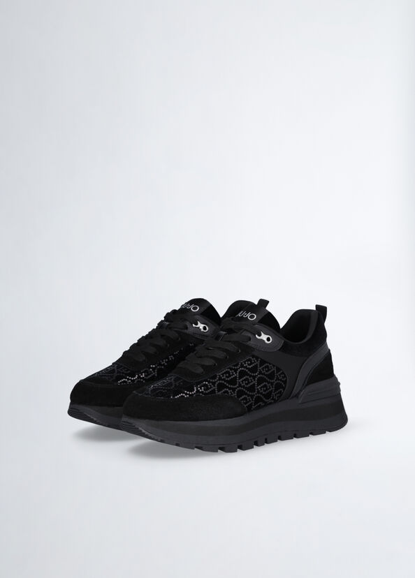 Liu Jo Sneakers platform con micro paillettes Vendite Flash