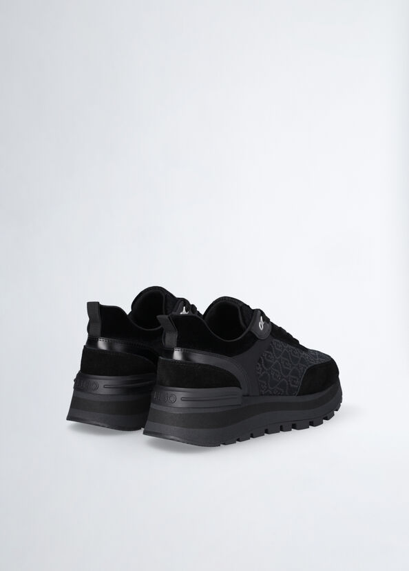 Liu Jo Sneakers platform con micro paillettes Vendite Flash