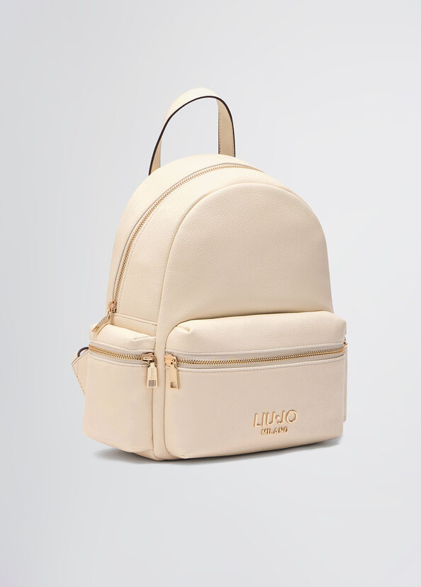 Liu Jo Zaino bianco con logo Offerta Anniversario