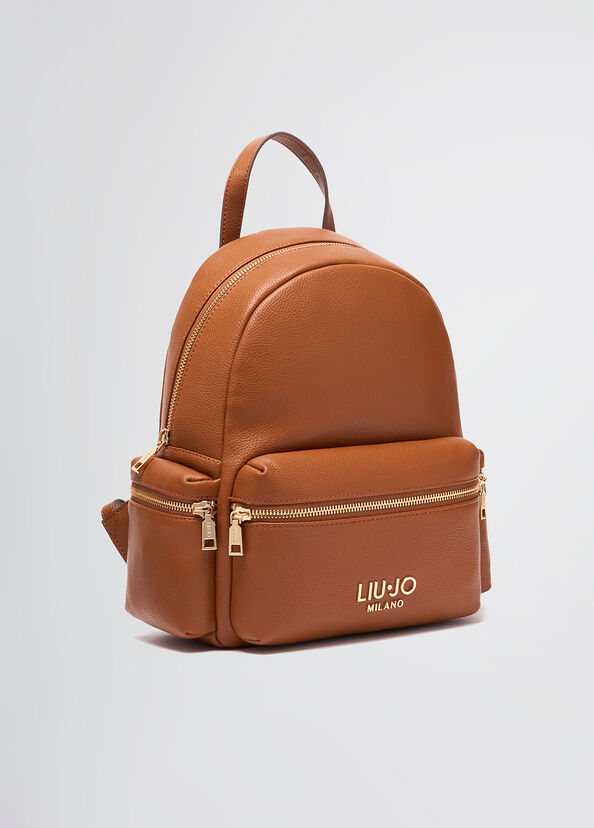 Liu Jo Zaino marrone con logo Offerta migliore